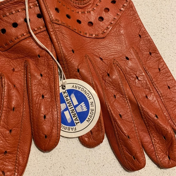 Leather driving gloves - Picture 7 of 8